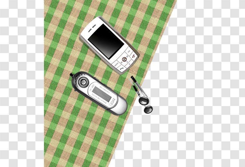 Tablecloth Plaid Wallpaper - Chopsticks - Table Cloth On A Mobile Phone Headset Transparent PNG