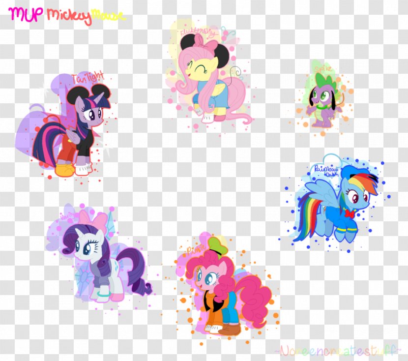 Mickey Mouse Minnie Spike Pinkie Pie Derpy Hooves - Pony Transparent PNG