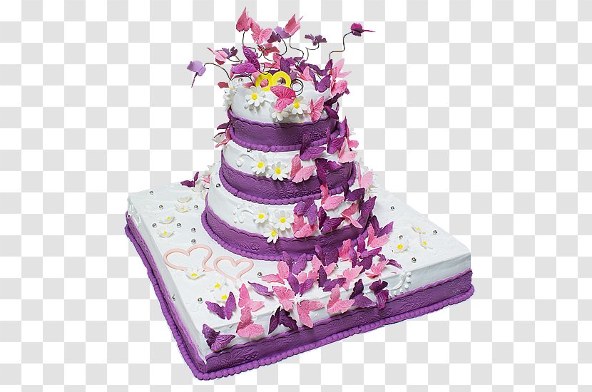 Torte Wedding Cake Sugar Cream - Pasteles - Erdding Design Element Transparent PNG