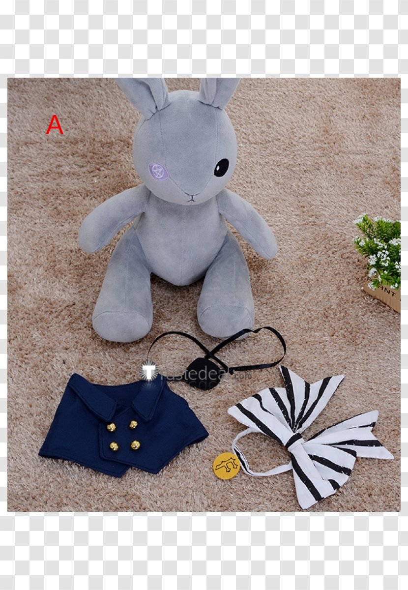 Plush Ciel Phantomhive Black Butler Stuffed Animals & Cuddly Toys - Rabbit - Doll Transparent PNG
