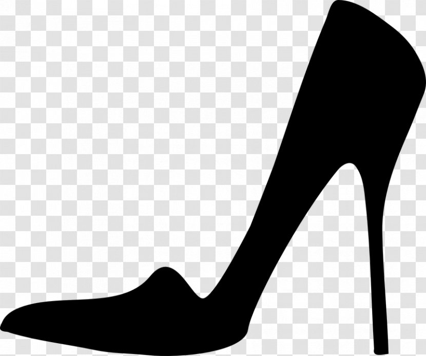 High-heeled Shoe Clip Art - Frame - Black Heels Transparent PNG