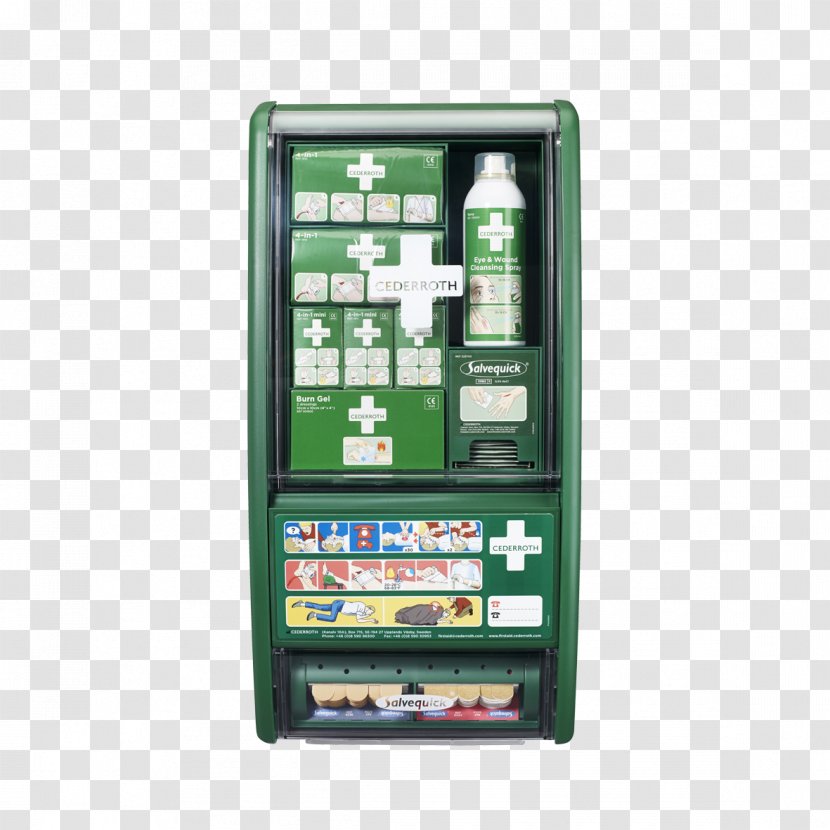 First Aid Supplies Kits Station Burn Cederroth - Health Care - Naylon Transparent PNG