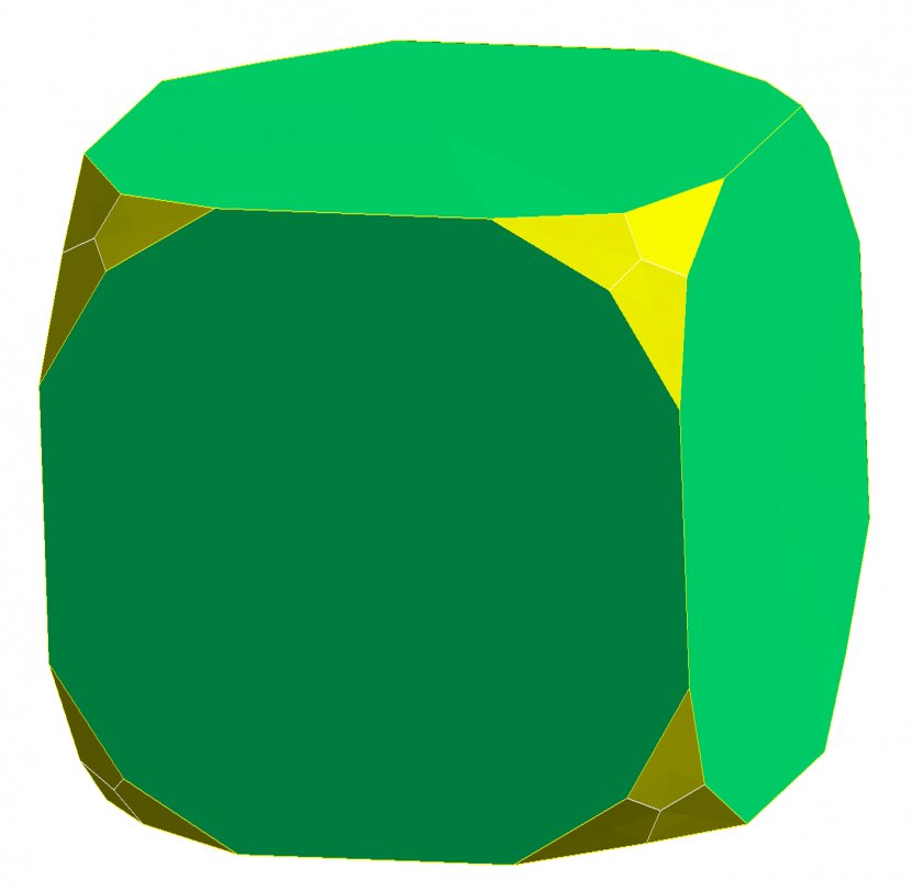 Line Green Angle - Yellow - Polyhedron Transparent PNG