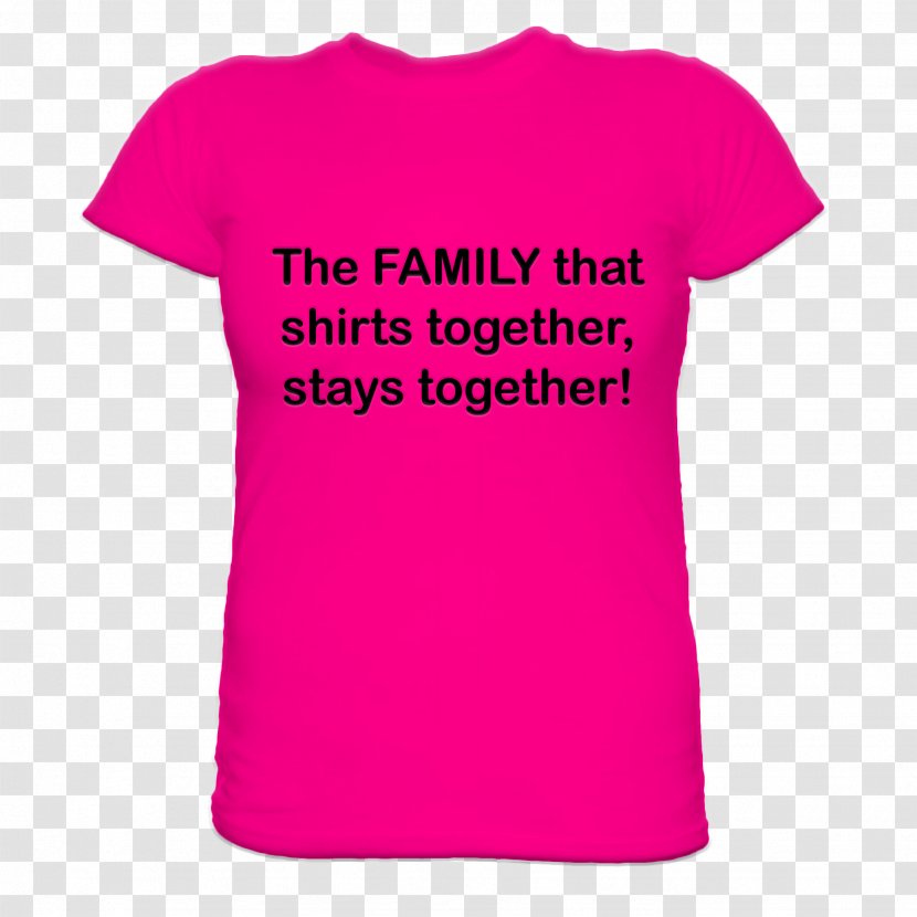 T-shirt Family Reunion Hoodie - Pink Transparent PNG