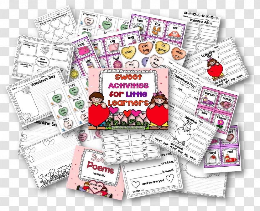 TeachersPayTeachers Valentine's Day Learning Gift - Teacher Transparent PNG