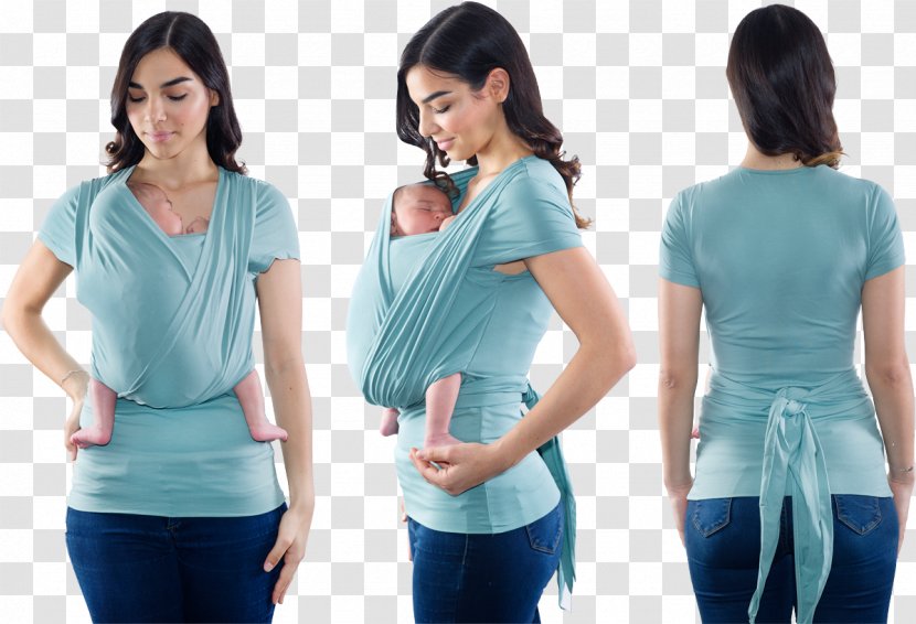T-shirt Baby Sling Infant Neonate Sleeve - Abdomen Transparent PNG