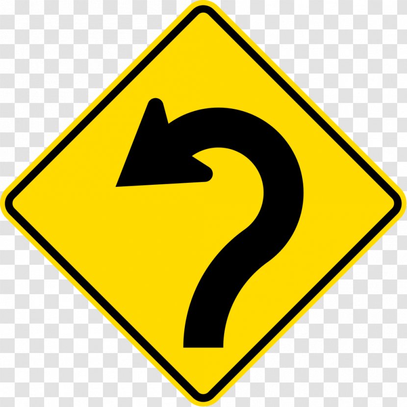 Traffic Sign Reverse Curve Symbol Road - Signage Transparent PNG