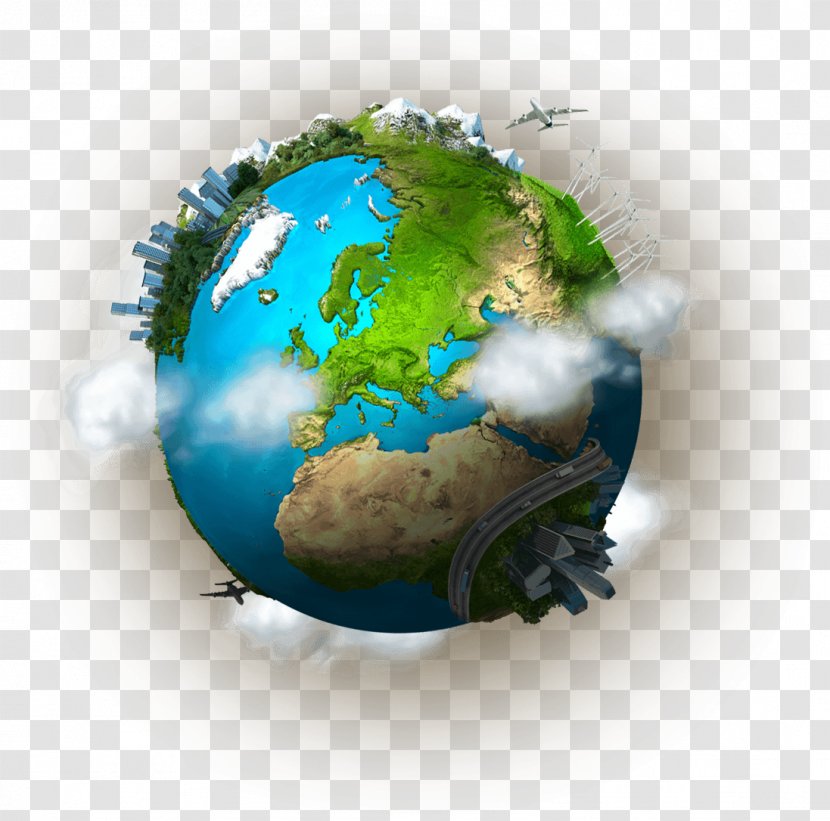 Earth Vecteur - Globe Transparent PNG