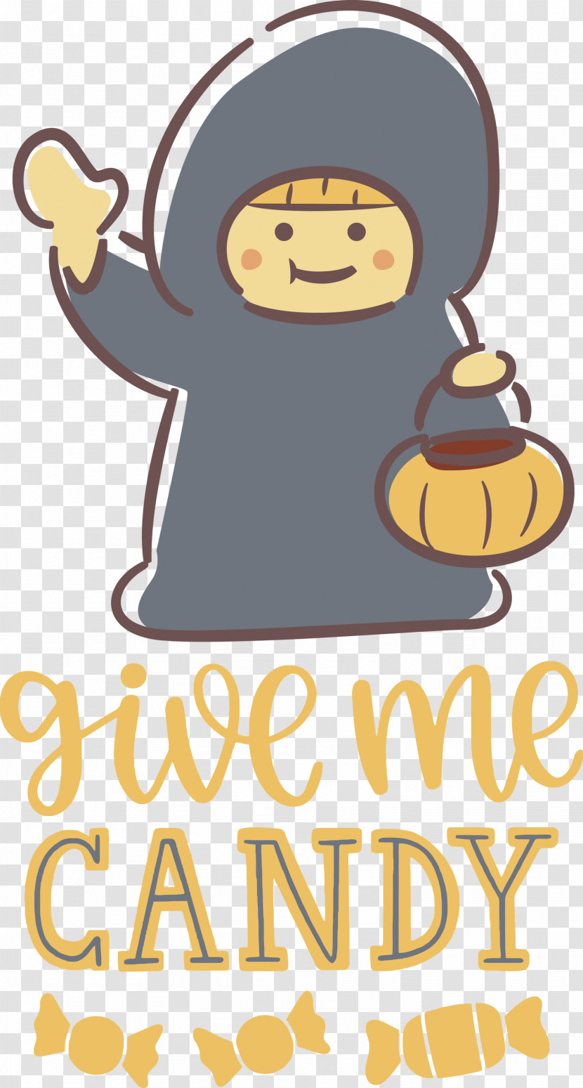 Give Me Candy Halloween Trick Or Treat Transparent PNG