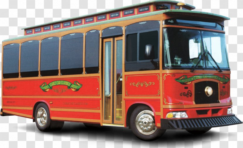 Bus Tram Vehicle Transport Limousine - Trolly Transparent PNG