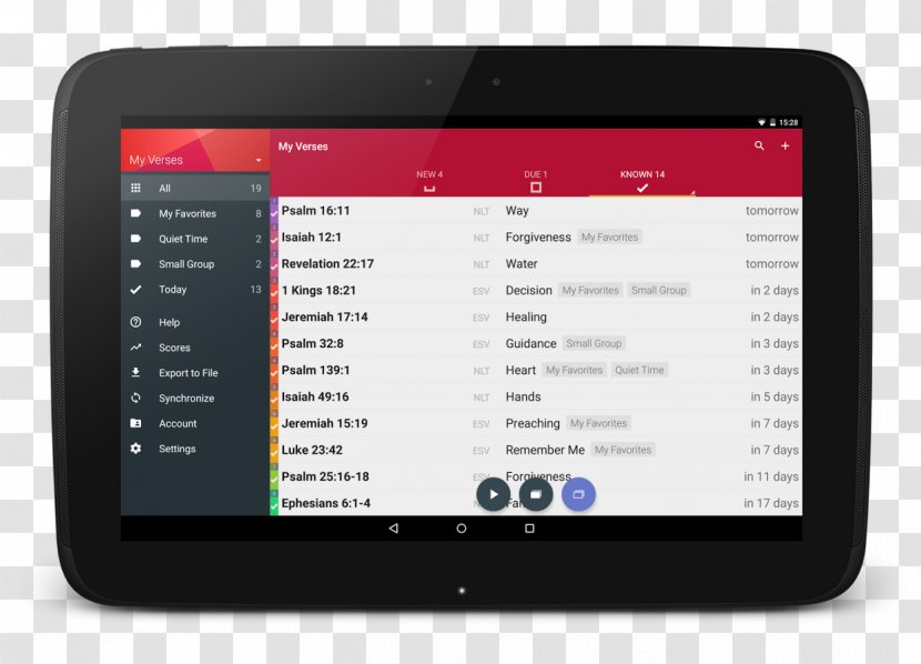 Bible Memory Memorize Android - Gadget Transparent PNG