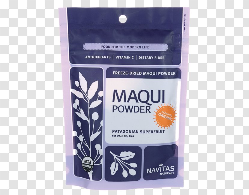 Organic Food Maqui Berry Powder Breakfast Cereal - Mixture - Blueberry Transparent PNG