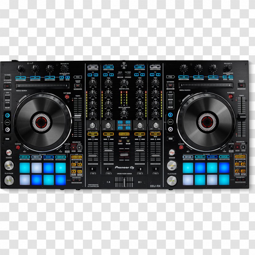 DJ Controller Pioneer Disc Jockey DDJ-RX Audio - System - Dj Transparent PNG