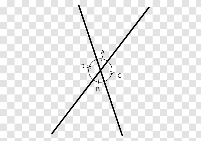 Vertical Angles Geometry Line Mathematics - White - Angle Transparent PNG