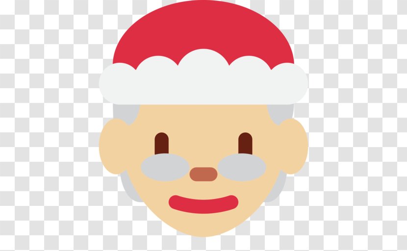 Human Skin Color Santa Claus Mrs. Rudolph Light - Face - Tonos De Piel Transparent PNG
