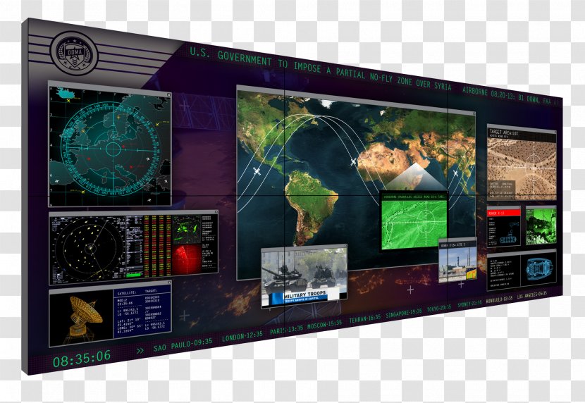 Planar Systems 997-7790-01 46in MX46HDU-L Clarity Matrix LCD Video Wall Computer Monitors Liquid-crystal Display - Software - Technology Transparent PNG