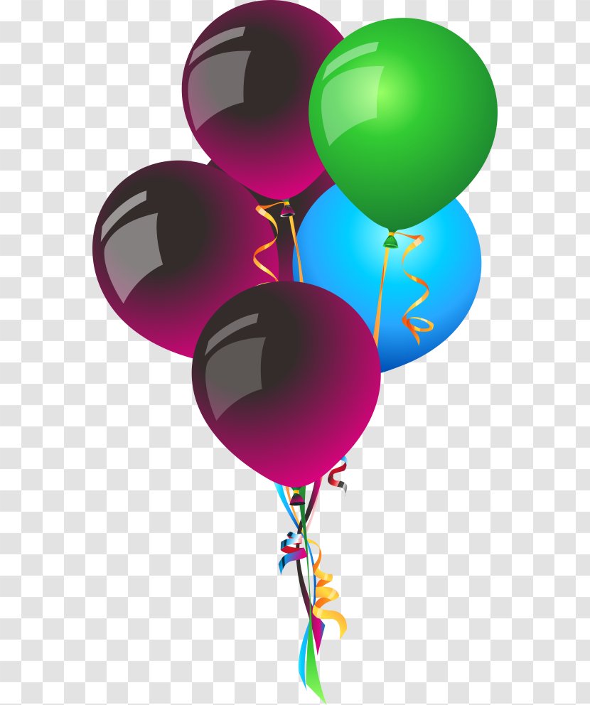 Toy Balloon - Chart - Colored Balloons Transparent PNG