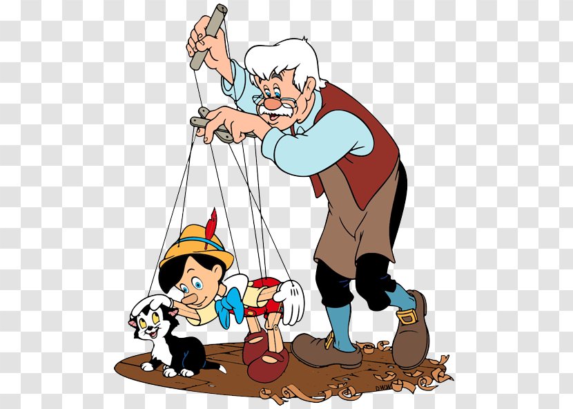 Geppetto Pinocchio Jiminy Cricket Figaro Clip Art - Area Transparent PNG