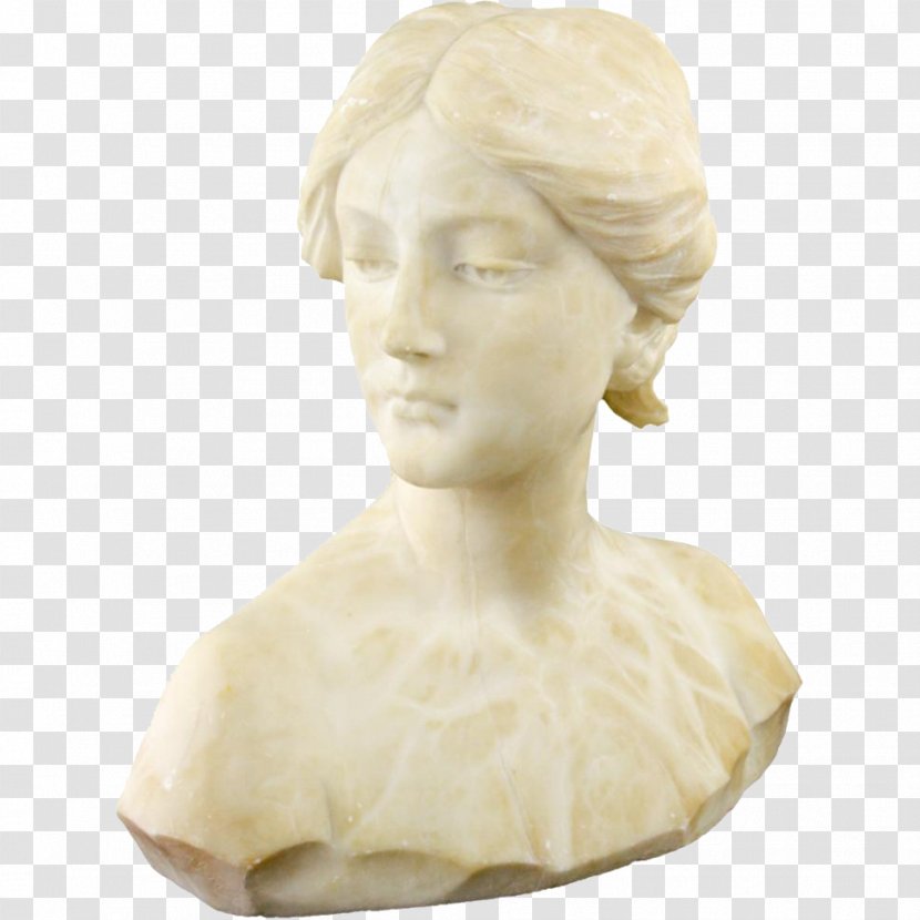 Classical Sculpture Figurine Neck Bust - Woman's Day Transparent PNG