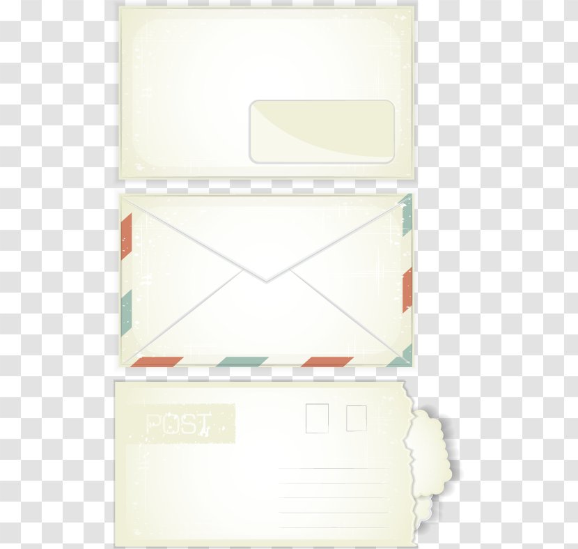 Paper Rectangle - Painted White CD Envelopes Transparent PNG