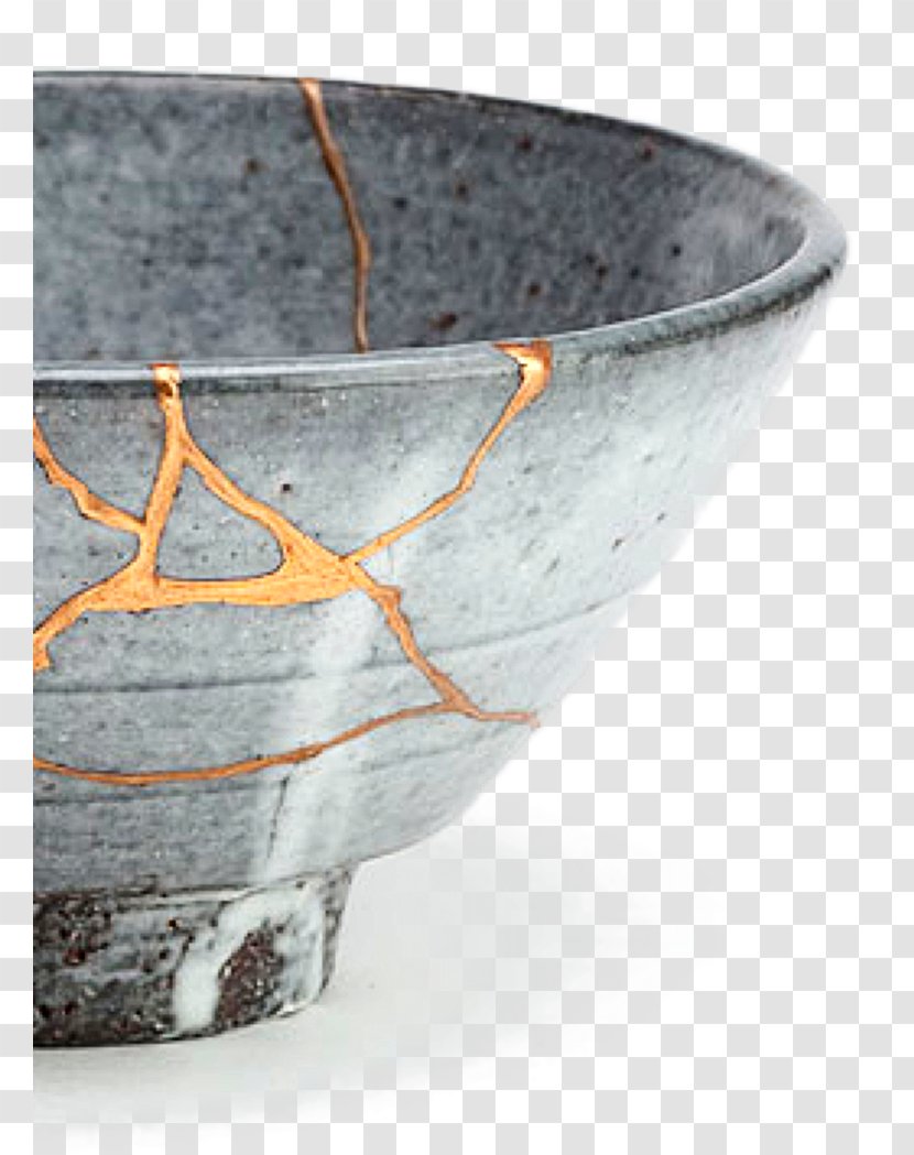 Kintsugi Tea Bowl Japanese Art Gold - Teapot Transparent PNG