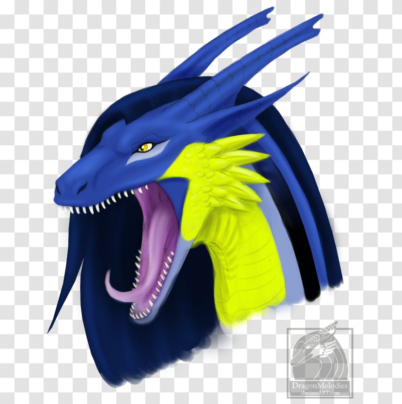 Character Headgear Fiction Electric Blue - Dragon Face Transparent PNG