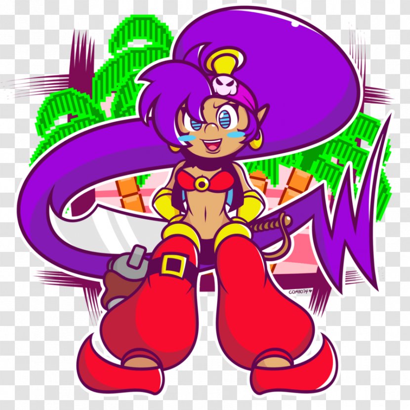 Shantae: Half-Genie Hero Shantae And The Pirate's Curse Indivisible Video Games Fan Art - Cartoon - Scornfully Transparent PNG