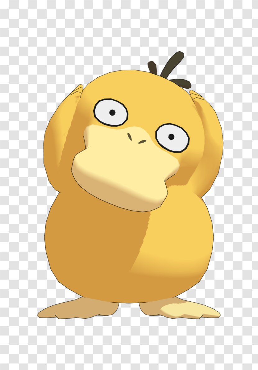 Psyduck Pokémon Art Clip - Silhouette - Pokemon Transparent PNG