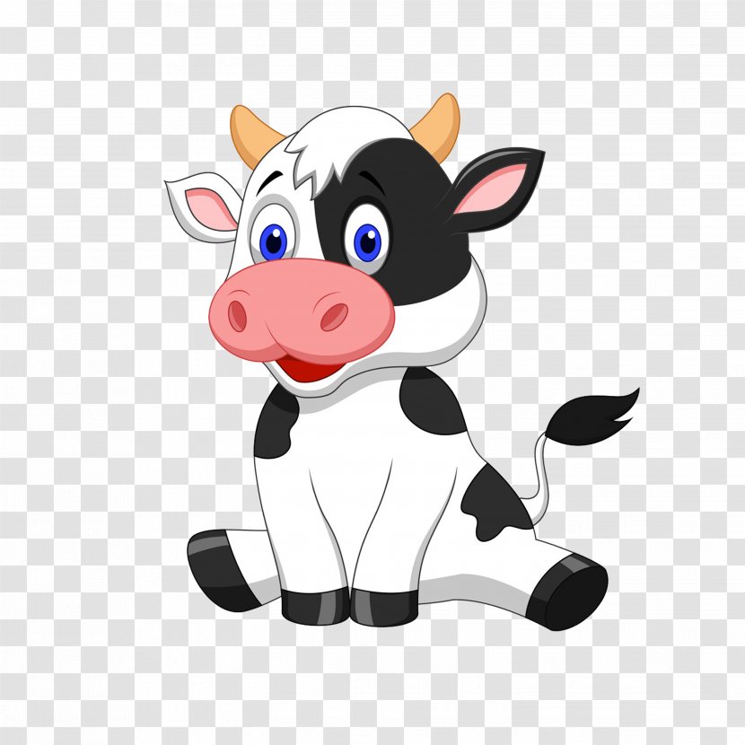 Cattle Cartoon Stock Photography - Clip Art - Dairy Cow Transparent PNG