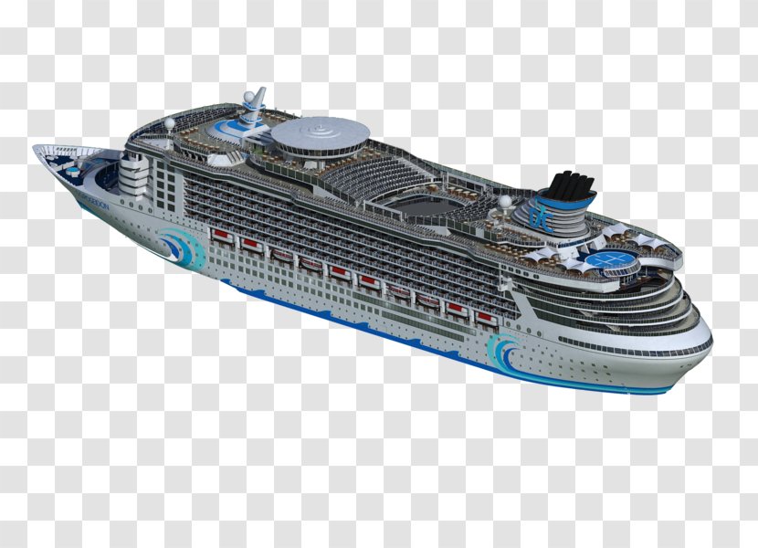 Cruise Ship Yacht Poseidon Motor - Water Transportation Transparent PNG