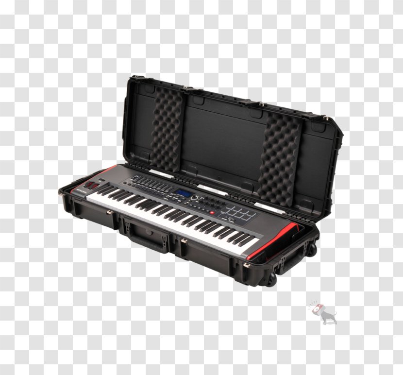 Computer Keyboard Skb Cases Musical Instruments - Silhouette Transparent PNG