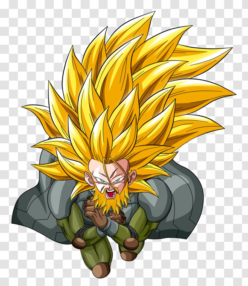 Trunks Goku Vegeta Majin Buu Gohan - Flower Transparent PNG