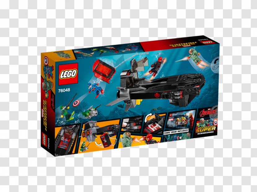 Lego Marvel Super Heroes Marvel's Avengers Amazon.com LEGO 76048 Iron Skull Sub Attack - Toy Transparent PNG