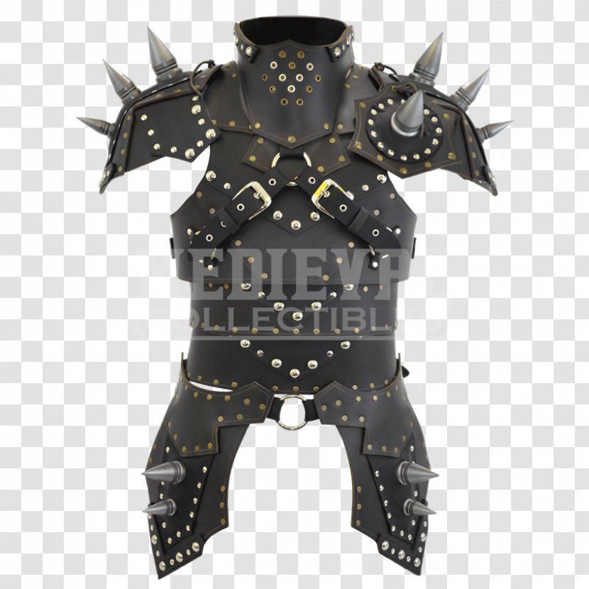 Components Of Medieval Armour Body Armor Plate Cuirass - Warrior Transparent PNG