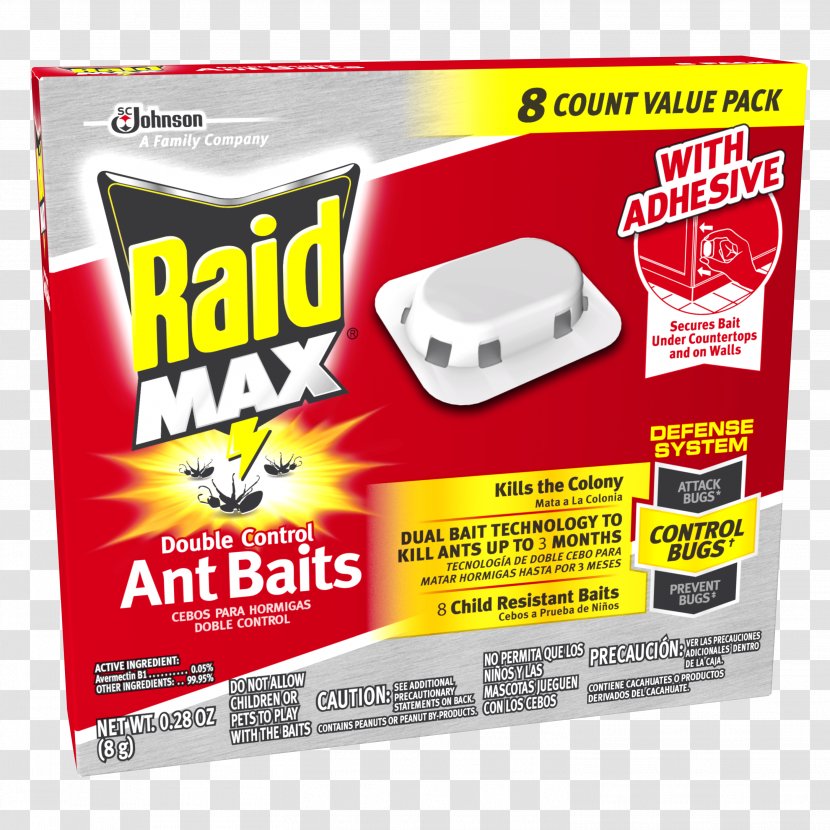 Raid Roach Bait Insecticide Cockroach - Pest Transparent PNG