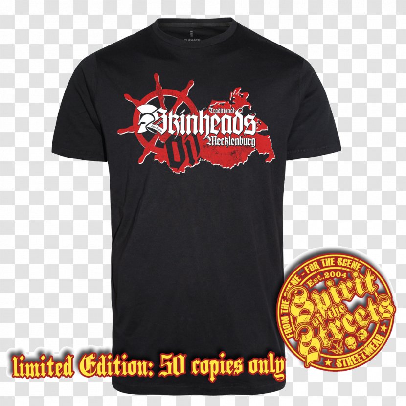 T-shirt Skinhead Sleeve Sports Fan Jersey - Logo - T Shirt Printing Figure Transparent PNG