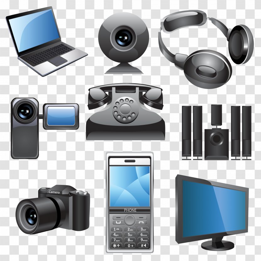 Technology Handheld Devices Clip Art - Output Device - Digital Products Transparent PNG