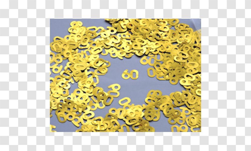 Material Font - Yellow - Confetti Dots Transparent PNG