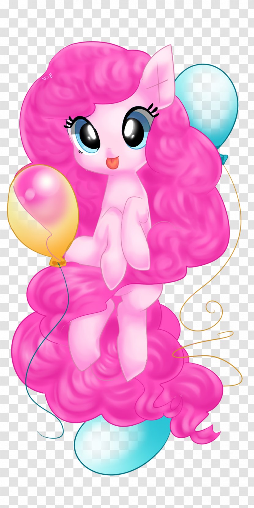 Mammal Illustration Cartoon Figurine Pink M - Flower - Mlp G3 Pinkie Pie Transparent PNG