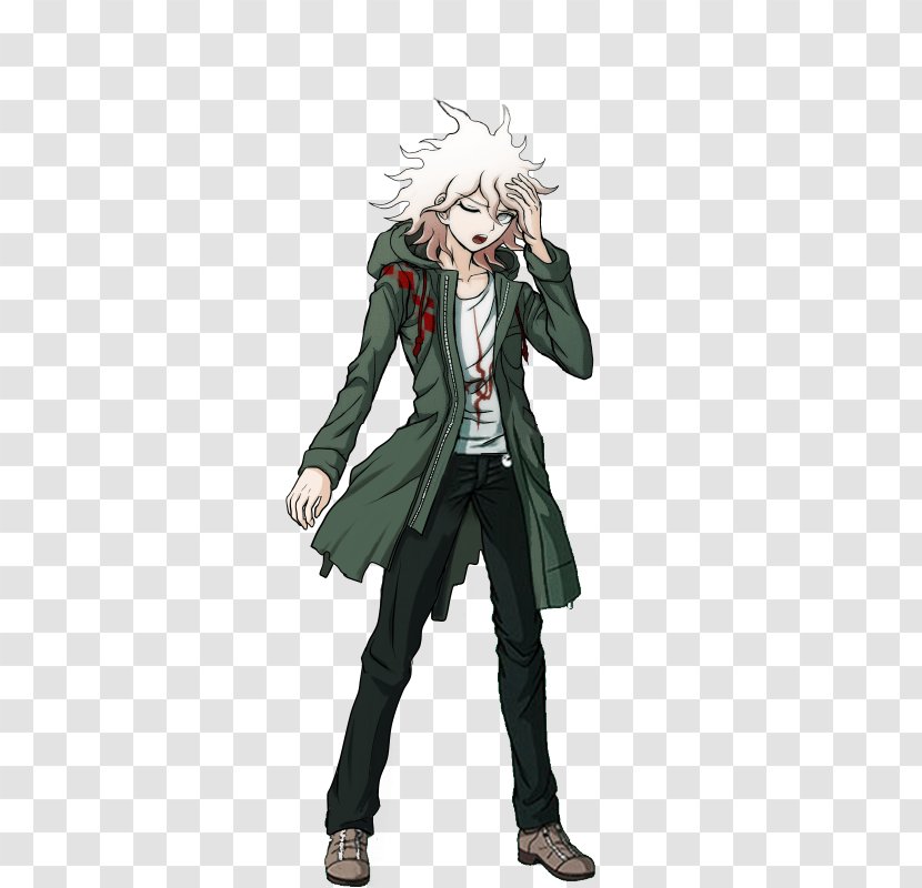 Danganronpa 2: Goodbye Despair V3: Killing Harmony Another Episode: Ultra Girls Danganronpa: Trigger Happy Havoc Sprite - Watercolor - Komaeda Transparent PNG