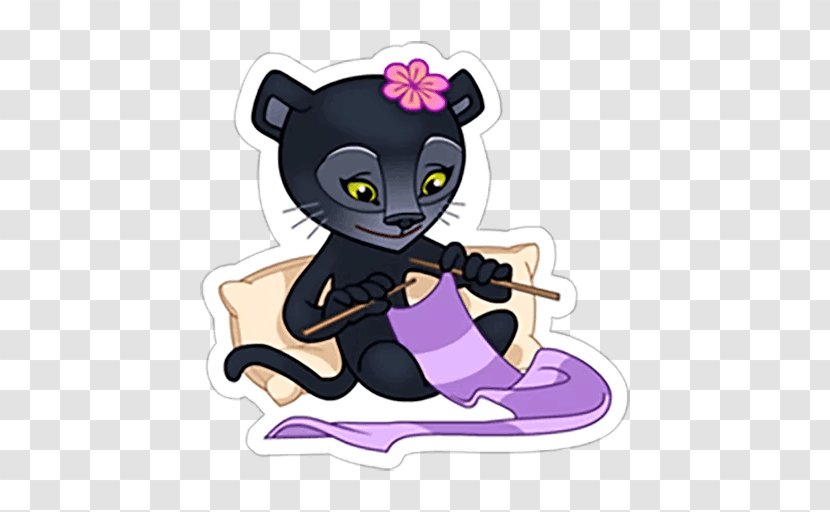 Cat Sticker Mammal Clip Art Transparent PNG