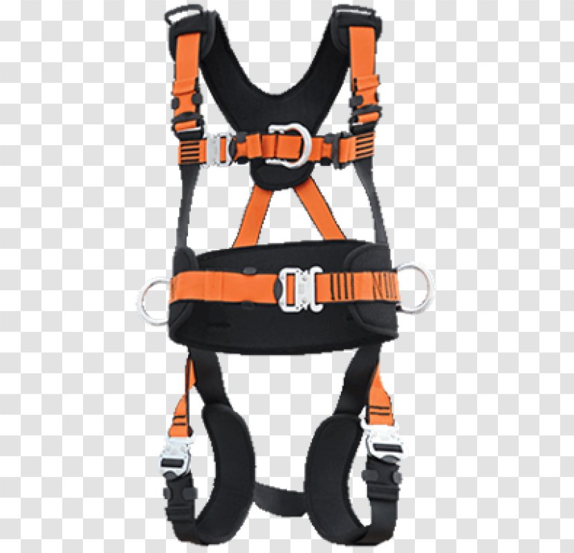 Climbing Harnesses Personal Protective Equipment Safety Harness - Orange - Zemin Transparent PNG