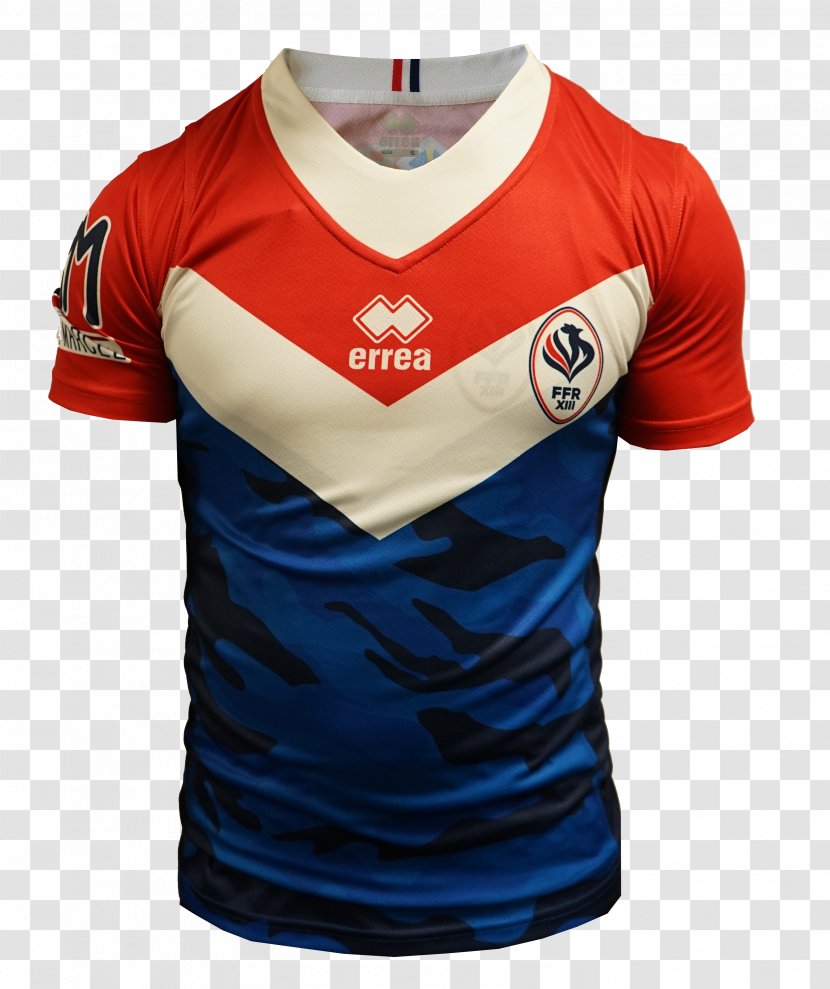 Jersey France National Rugby League Team Union Canada Four Nations - T Shirt Transparent PNG