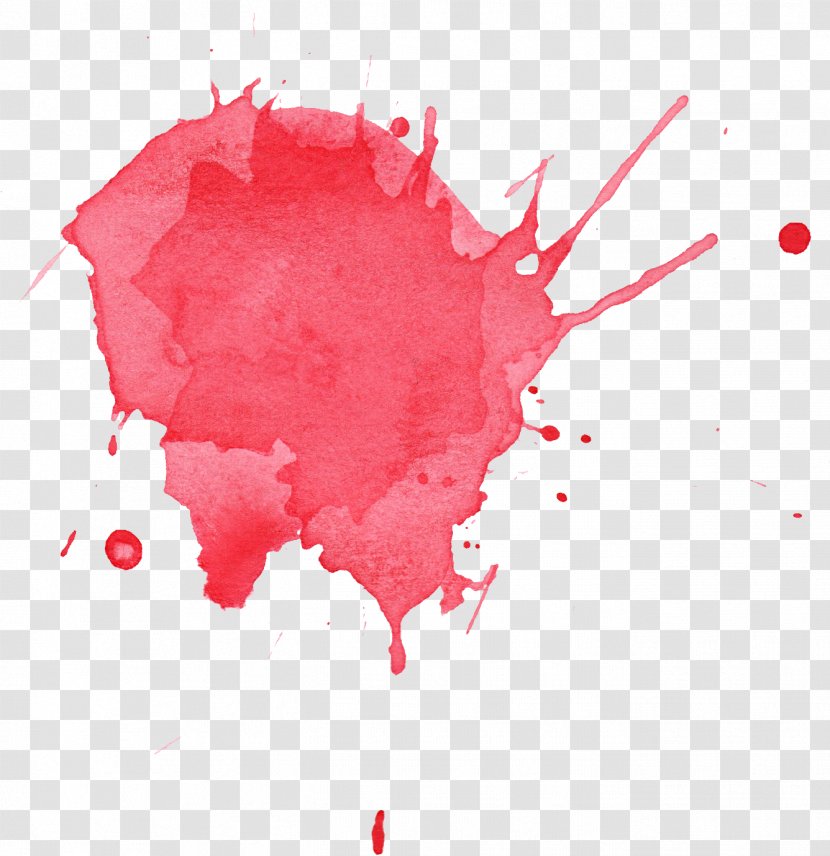 Watercolor Stain - Ink Transparent PNG