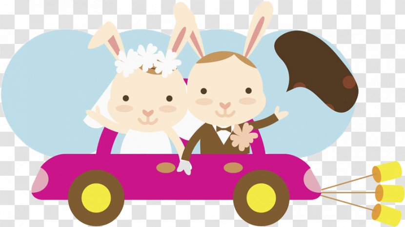 Rabbit Clip Art - Play - Wedding Bunny Transparent PNG