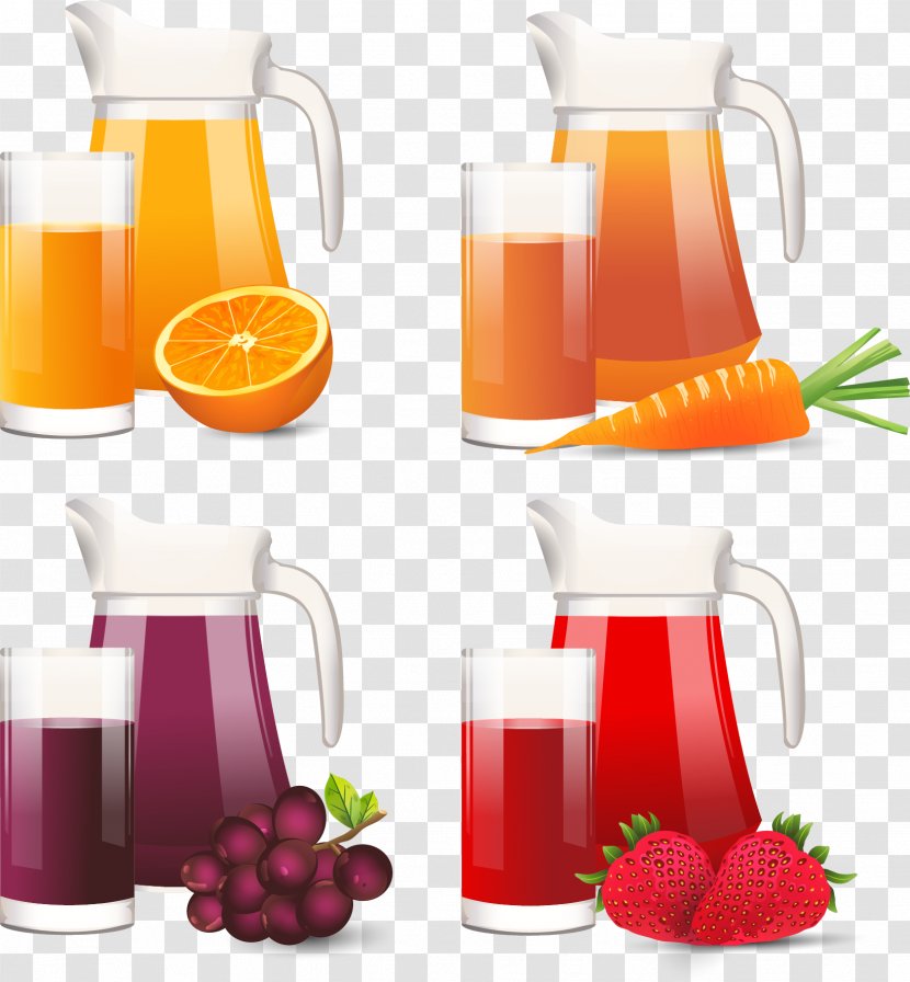 Orange Juice Strawberry Grape - Drink - Summer Fruit Time Transparent PNG