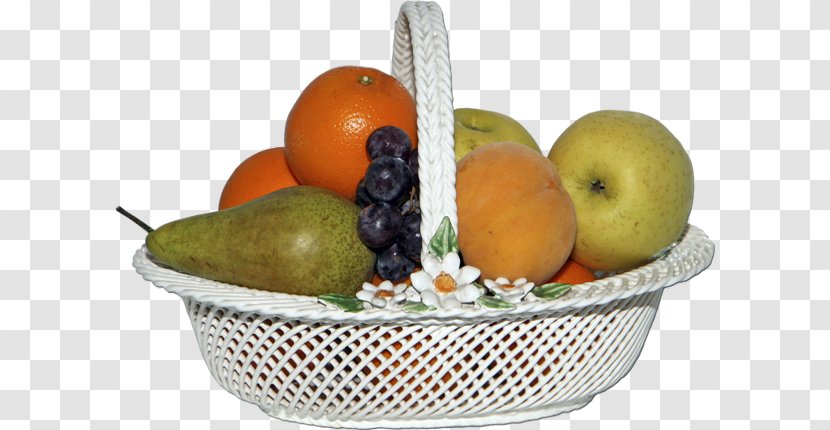 Vegetarian Cuisine Juice Fruit Pear Food - Cherries - Basket Of Apples Transparent PNG