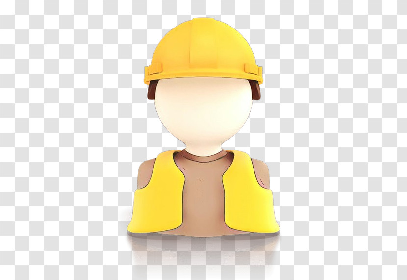 Yellow Hard Hat Personal Protective Equipment Hat Construction Worker Transparent PNG
