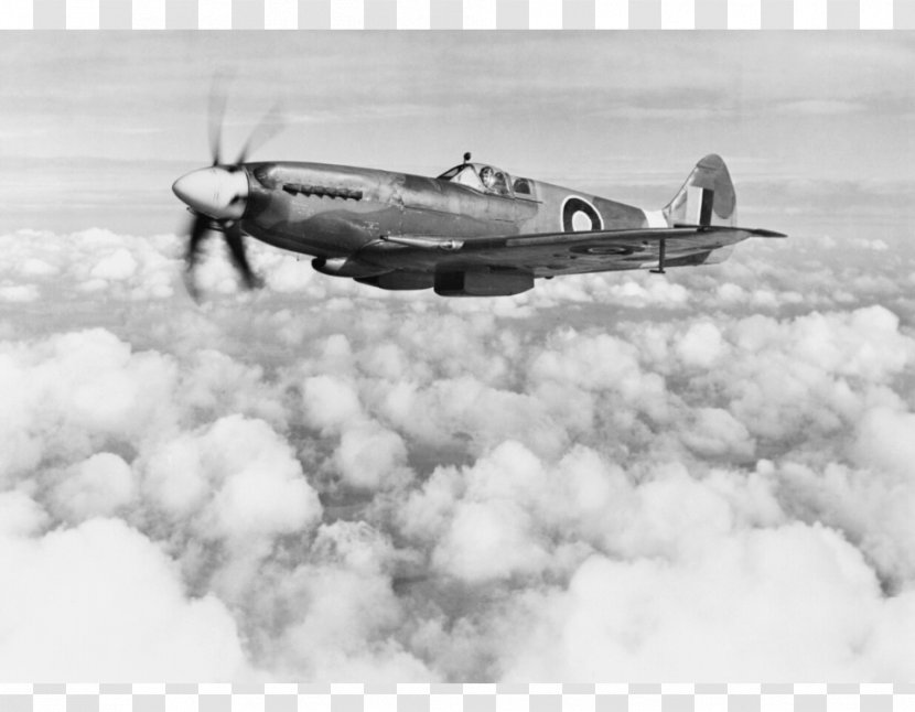 Supermarine Spitfire Aircraft Airplane Second World War De Havilland Mosquito - Royal Air Force Transparent PNG