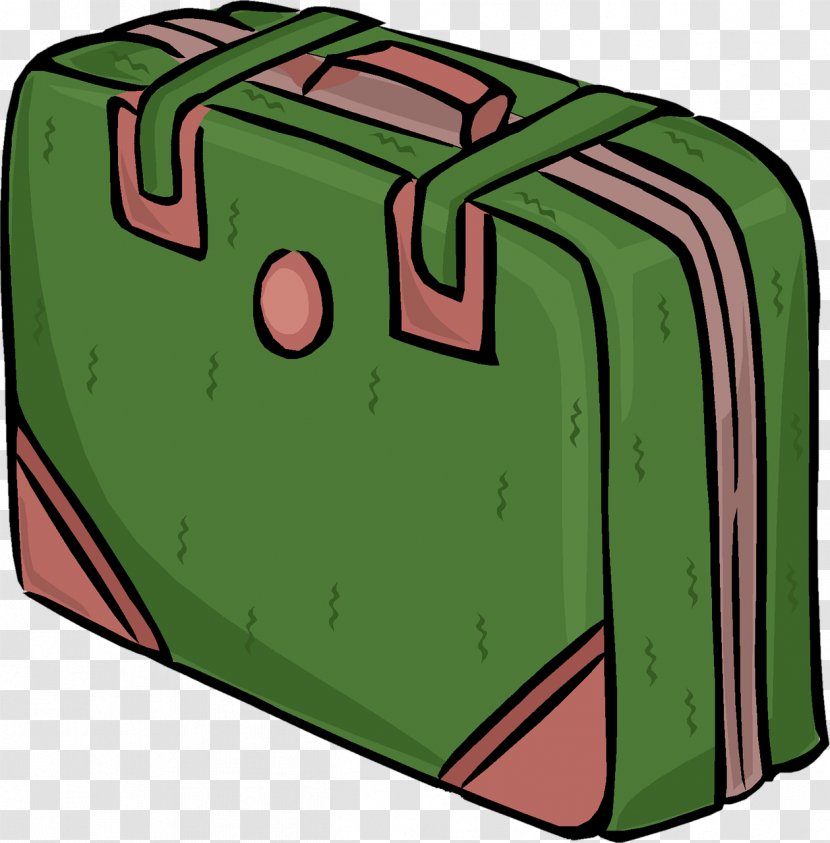 Suitcase Baggage Bus Train Station Clip Art - Cartoon Luggage Transparent PNG